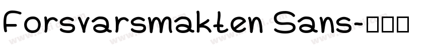 Forsvarsmakten Sans字体转换